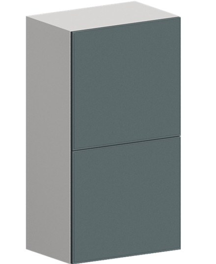 Кухня Модуль ШВГ 502Г Белый / Бирюзовая мята