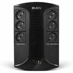 Источник бесперебойного питания SVEN UP-L1000E, 510VA (290 W), 6 евророзеток, SV-016593