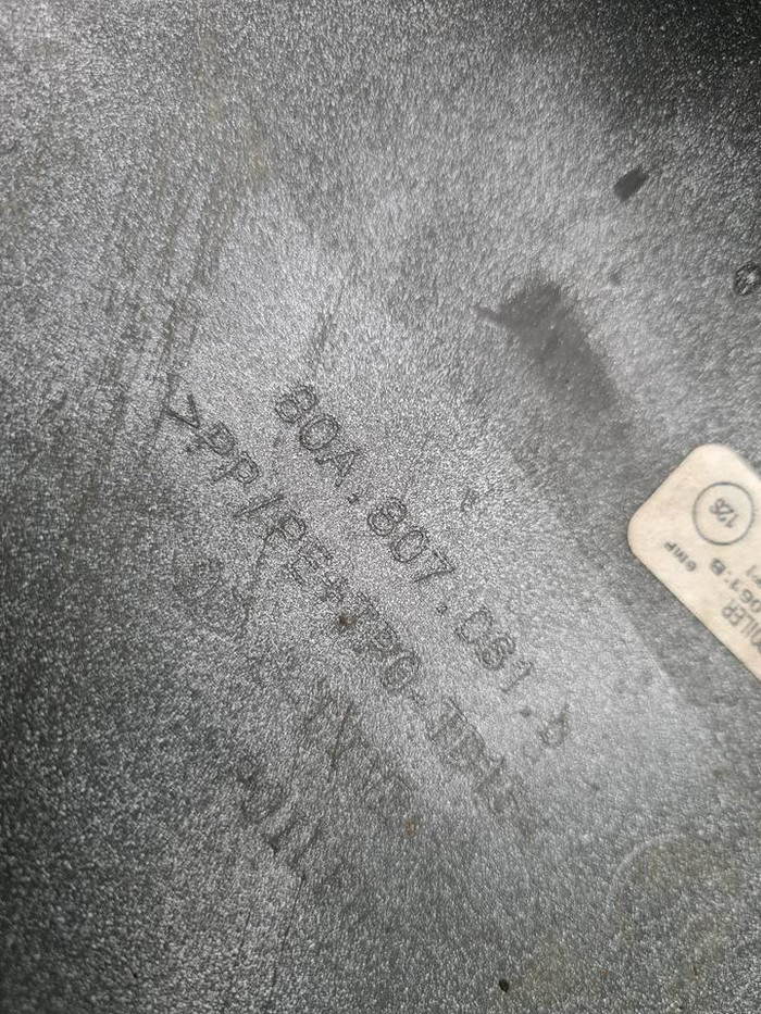 Юбка переднего бампера Audi Q5 2 80A 17-20 S-line