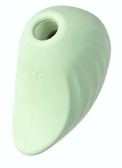 Салатовый вакуум-волновой стимулятор клитора Satisfyer Pearl Diver (Цвет: салатовый)