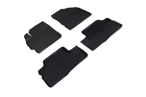 Резиновые коврики с высоким бортом для Toyota Corolla X (E140, E150) 2006-2013 Seintex.01030