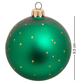 Элита НФШ-1521 Ел.украшение Шар «Петушок» зеленый 95 мм