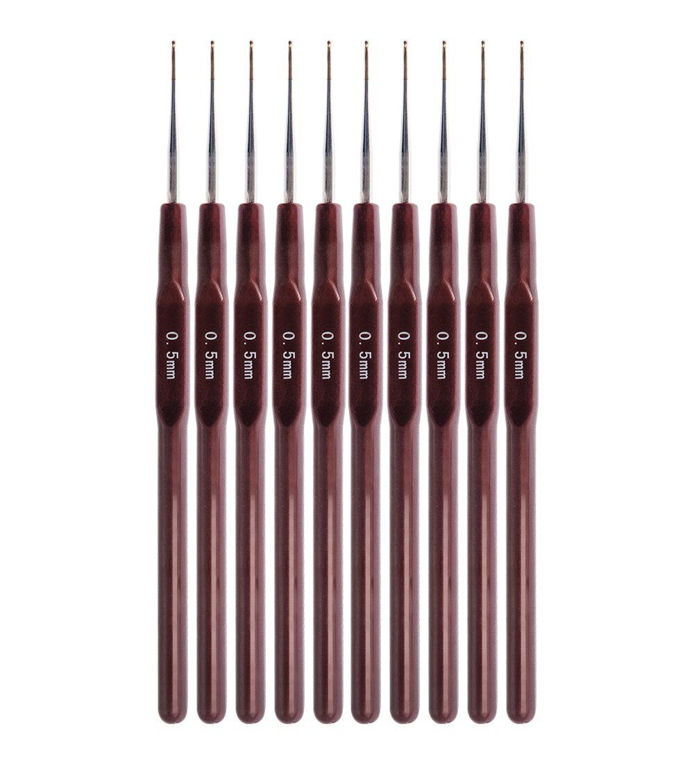 KN-05 Набор вязальных крючков 10шт (0,5)