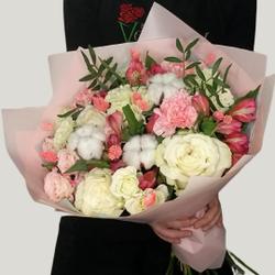 Букет с розами Любовный вечер