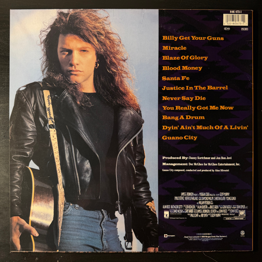 Jon Bon Jovi - Blaze Of Glory (Европа 1990г.)