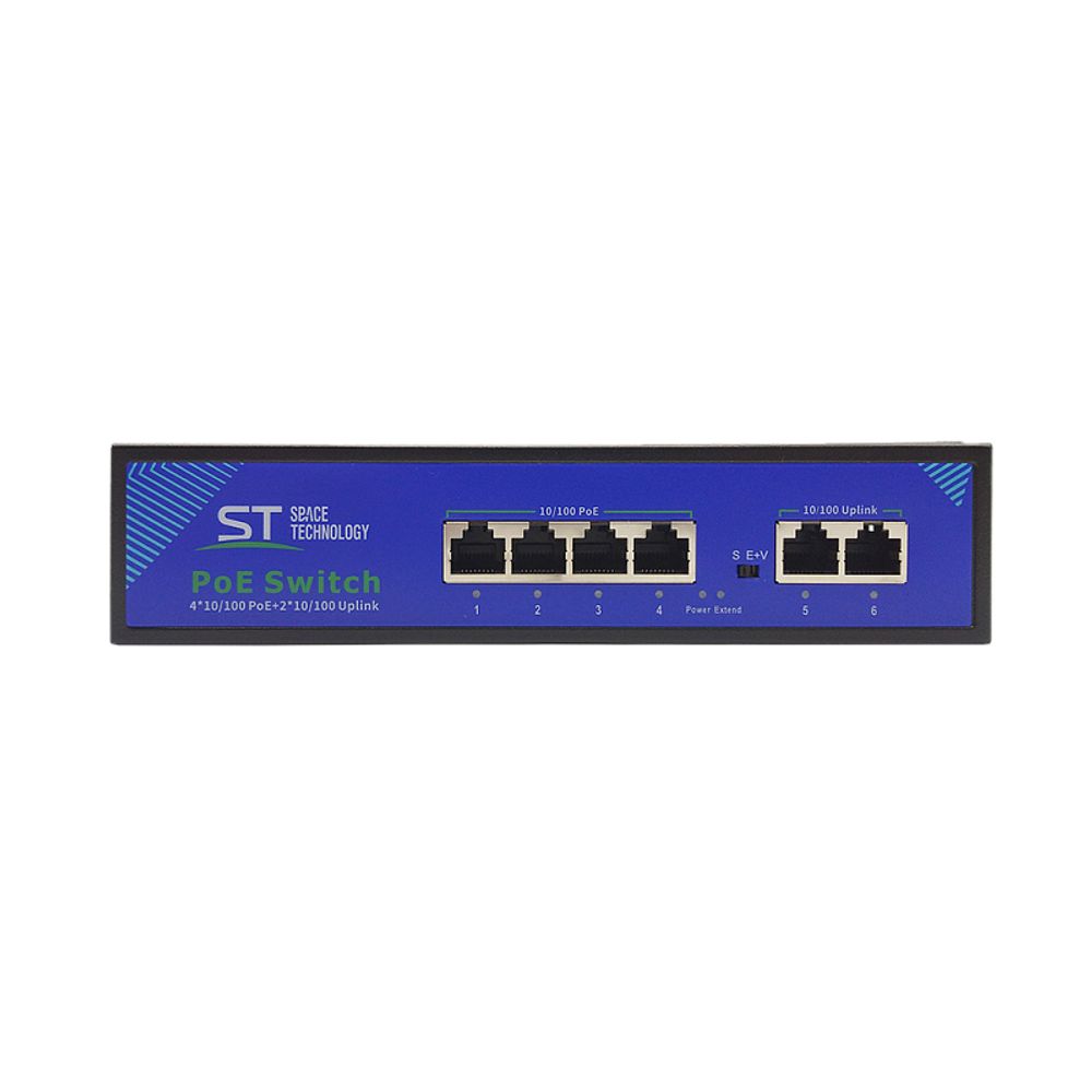 Коммутатор на 4 PoE порта ST-S45POE (2M/65W/A) (верс.3)