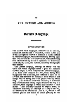 The Nature and Genius of the German Language | Daniel Boileau