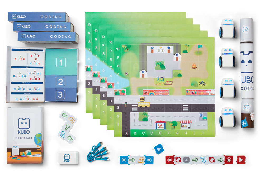 4-10101 Комплект из 4-х наборов "Программирование с КУБО"