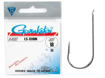 Крючки Gamakatsu LS-1310N HOOKS NICKEL разм. 18 25шт.