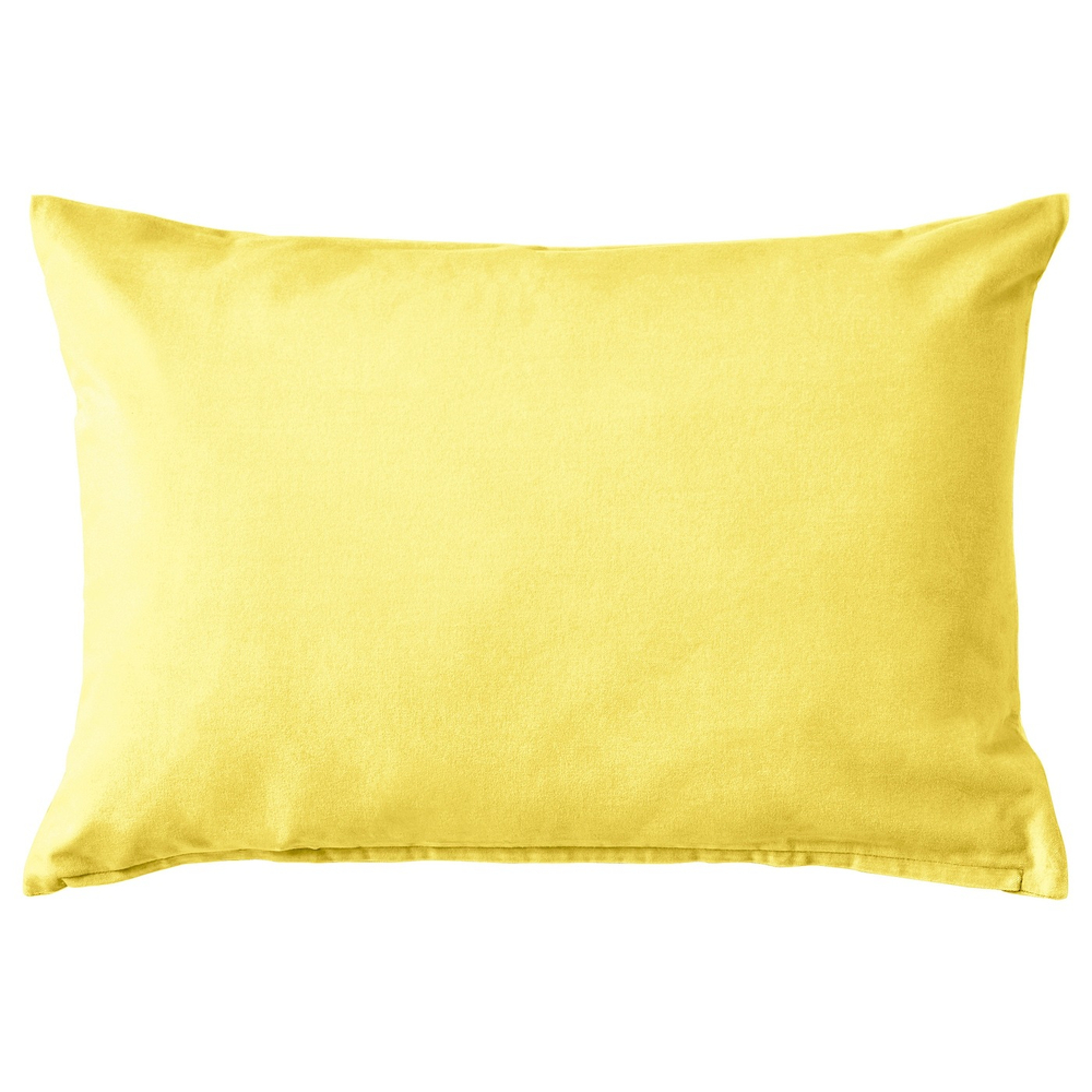IKEA SANELA  (ИКЕА САНЕЛА)  -  Наволочка, бледно-желтая, 40x58 см