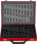 ЗУБР МАСТЕР 170шт(1-10мм), Набор сверл по металлу, сталь Р4М2, класс В, мет.бокс