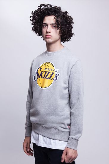 Толстовка SKILLS Los Angeles Grey Melange