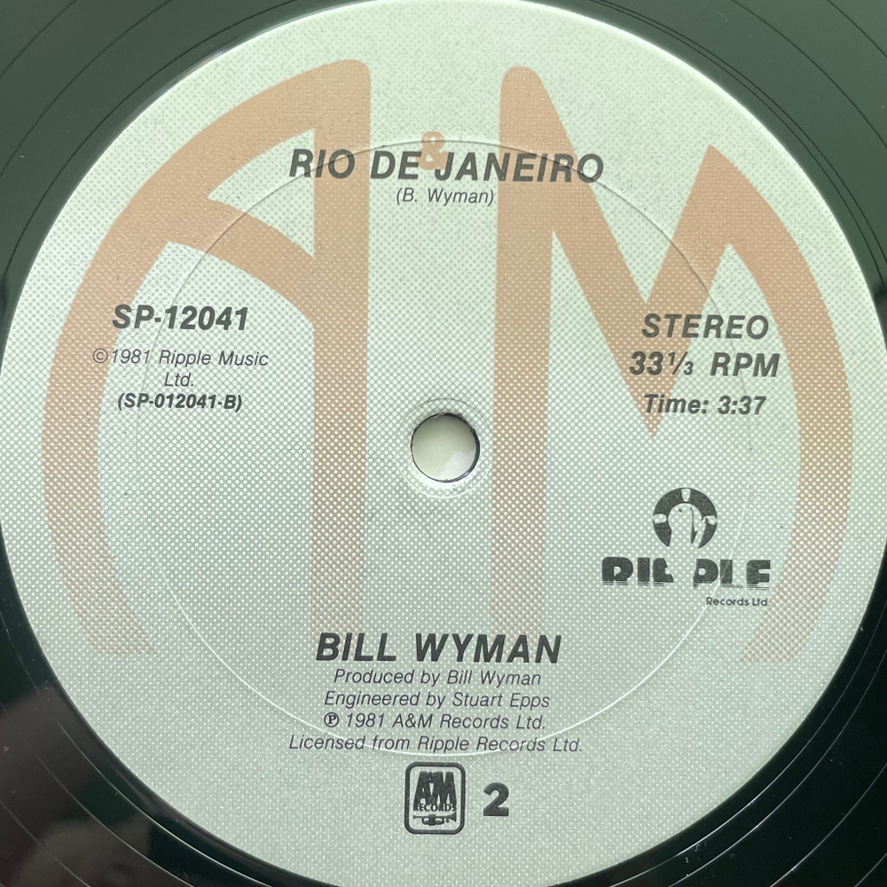 Bill Wyman ‎– (Si Si) Je Suis Un Rock Star (США 1981г.) EP