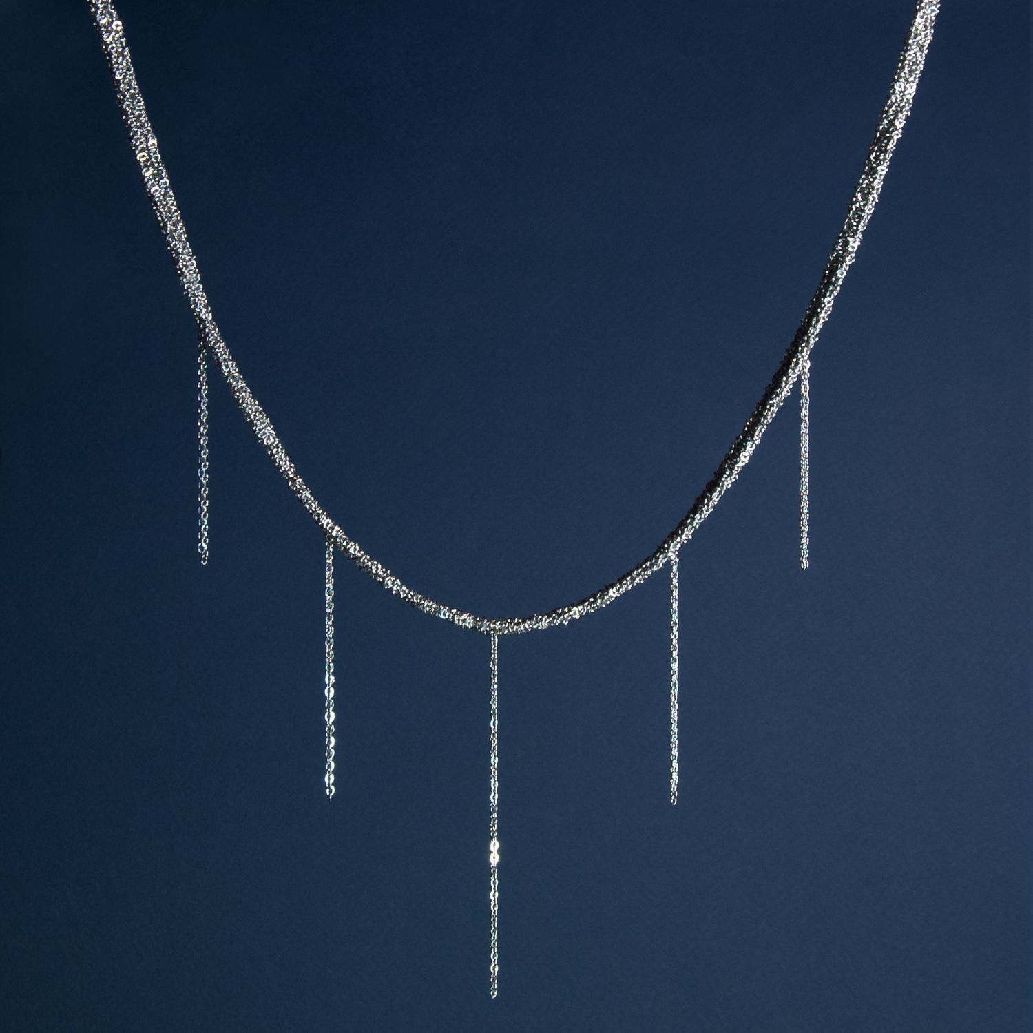 Плетенное колье - Сталь