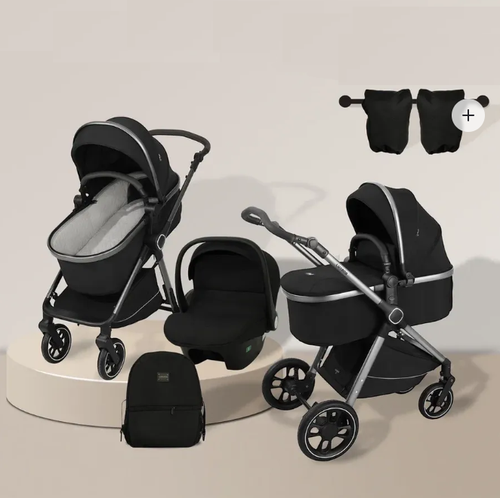 Детская коляска Luxmom 560 3в1 (черный)