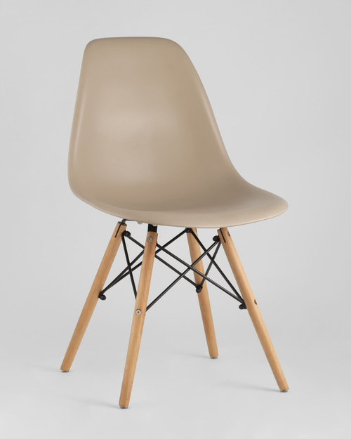 Стул Eames DSW бежевый x4