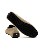 Кожаные мокасины noel_mocc_sdhw BOSS BLACK - бежевый(50517141)