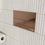 Система инсталляции для унитаза WasserKraft Dinkel 58TLT.010.ME.RG04 с кнопкой розовое золото