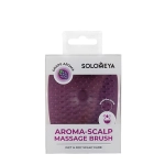 Щетка массажная для головы с ароматом винограда SOLOMEYA Aroma-Scalp Massage Brush Grape
