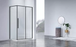Душевой уголок Vincea SLIM-N VSR-4SN8011CLB 110x80 стекло прозрачное/профиль черный