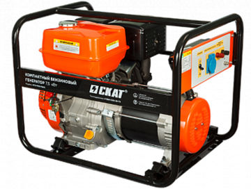 Бензиновый генератор СКАТ УГБ-7500 Basic