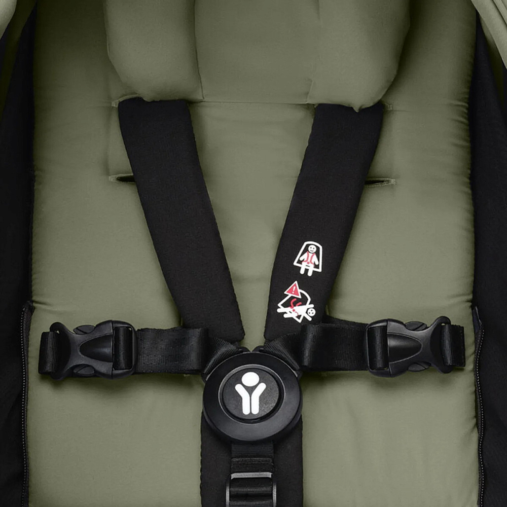 Коляска для новорожденных Stokke YOYO3 Newborn Pack 0+ рама белая White Olive