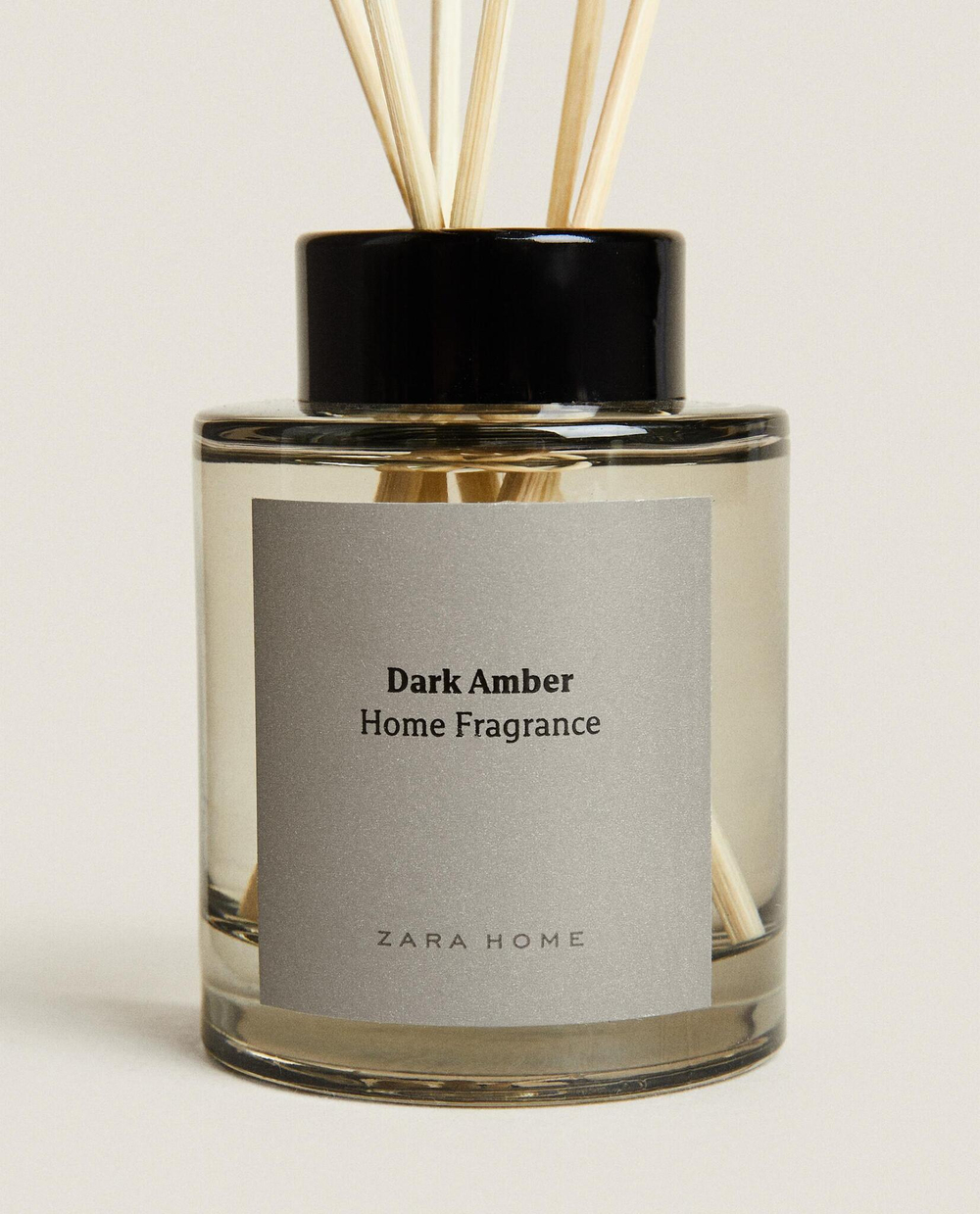 Zara Home DARK AMBER REED DIFFUSERS — ароматический диффузор с тростниковыми палочками, Темный Янтарь, 100 мл