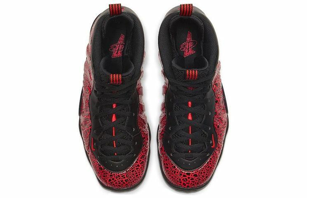 Кроссовки Nike Foamposite One Cracked Lava Pu (Женская размерная сетка)