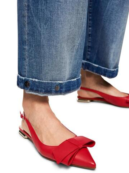 Marc Cain Джинсы свободного кроя с подворотами