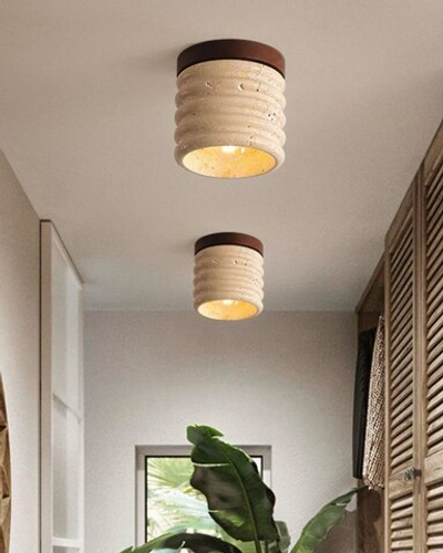 Трендовый потолочный спот из травертина 🔥