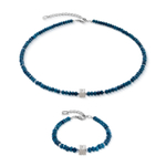 Колье Coeur de Lion Blue-Silver 3045/10-0717