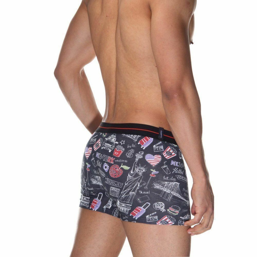 Трусы мужские боксеры черные с принтом DARKZONE DZN2066