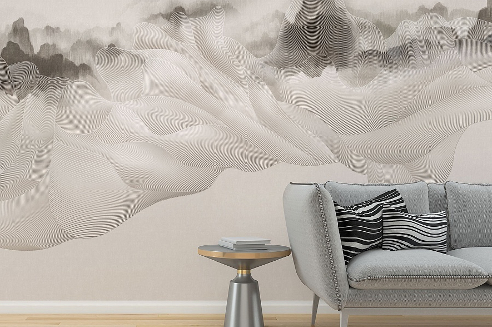 Обои и панно Affresco, коллекция  Line Art