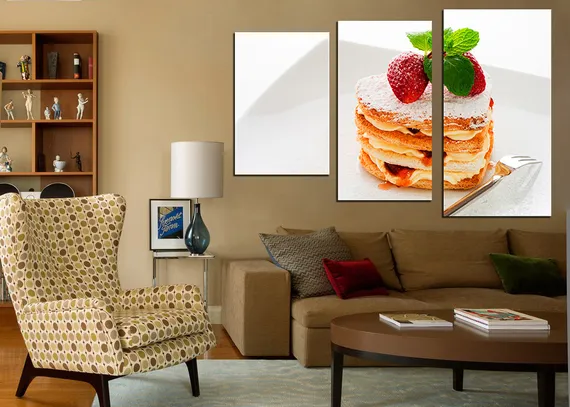 Модульная картина "Сладкий десерт"