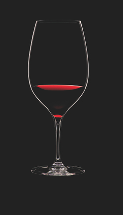 Набор бокалов для красного вина 2 шт 780 мл Riedel Grape@Riedel Syrah/Shiraz Австрия на черном фоне