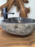 Раковина из речного камня RS-65855 43х41х15 из натурального камня