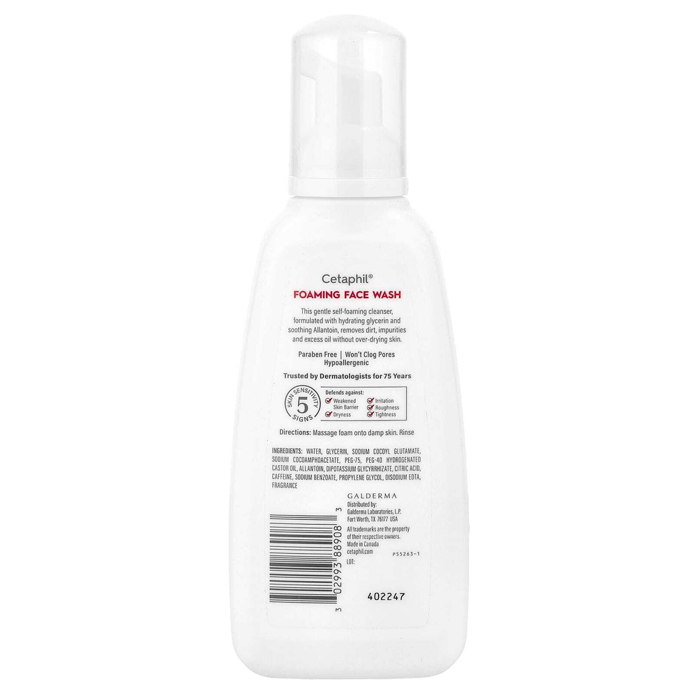 Cetaphil, Пенка для умывания, 237 мл (8 жидк. унц.)