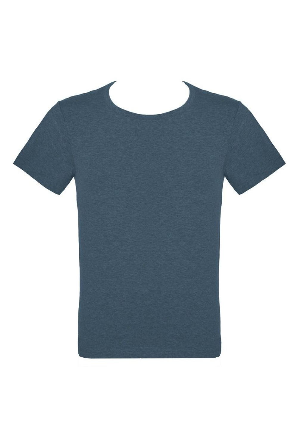 Мужская хлопковая футболка (Размер: XL) (Цвет: синий)