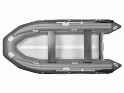 Надувная ПВХ-лодка X-River Rocky 415 НДВД с фальшбортом, с усиленным дном и баллонами