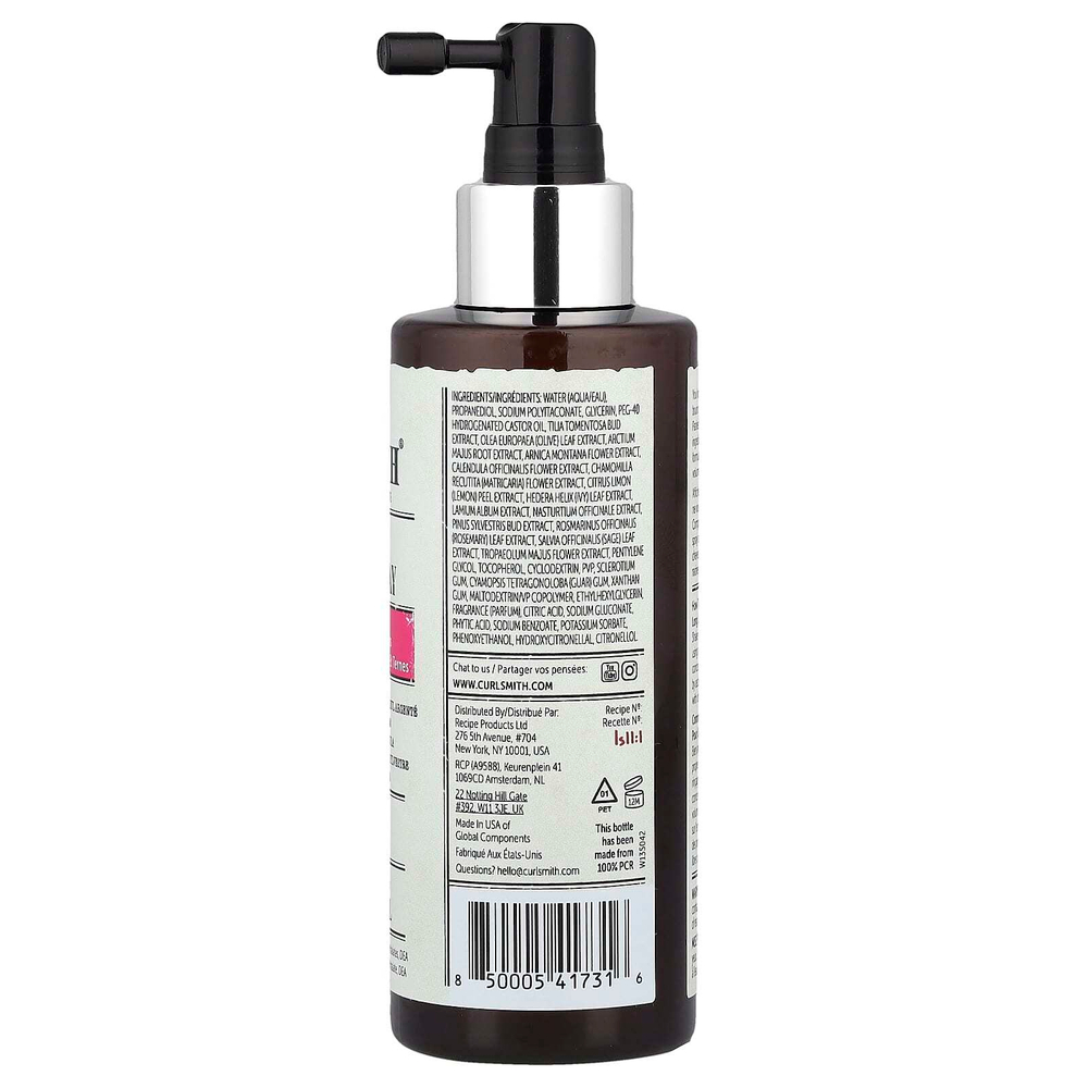 Curlsmith, Root Boost, спрей для поднятия настроения, фиксация объема, плоские тусклые локоны, 177 мл (6 жидк. унций)