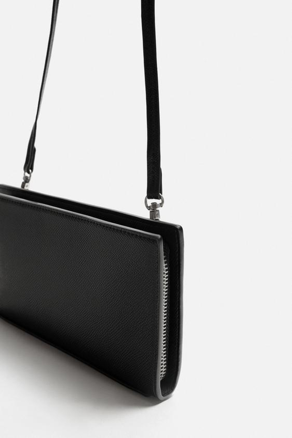 ZARA СУМКА XL С ГРАВИРОВКОЙ, ЧЕРНЫЙ