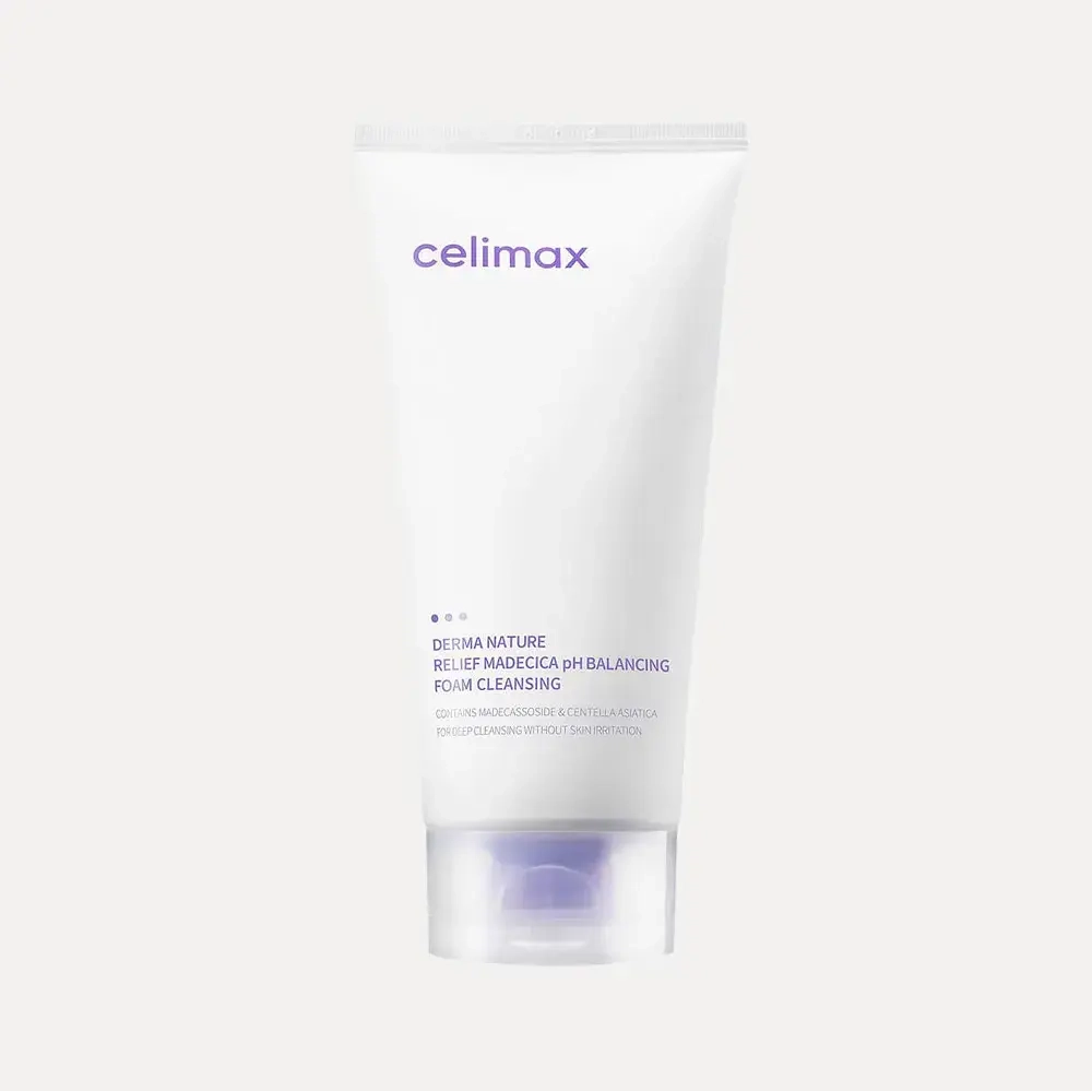 CELIMAX Пенка слабокислотная очищающая Derma Nature Relief Madecica Balancing Foam Cleansing (150 мл)