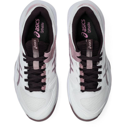 Женские теннисные кроссовки Asics Solution Speed FF 4 Clay - white/dusty mauve