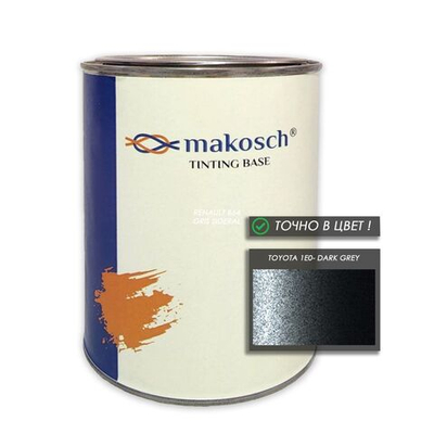 Автоэмаль makosch/TOYOTA 1E0, Базовая эмаль, серый, перламутр, 800мл.