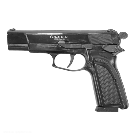 Пистолет пневматический EKOL ES 66 Black, (металл) калибр 4,5 мм, 3 Дж