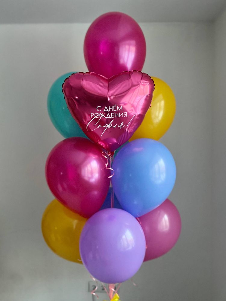 Воздушные гелиевые шары яркие №4721