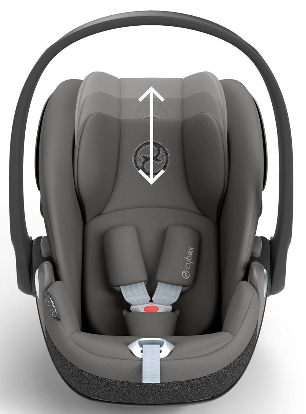 Коляска Cybex Coya Matt Black Frame Cloud T i-Size Mirage Grey Plus Leaf Green с дождевиком и бампером