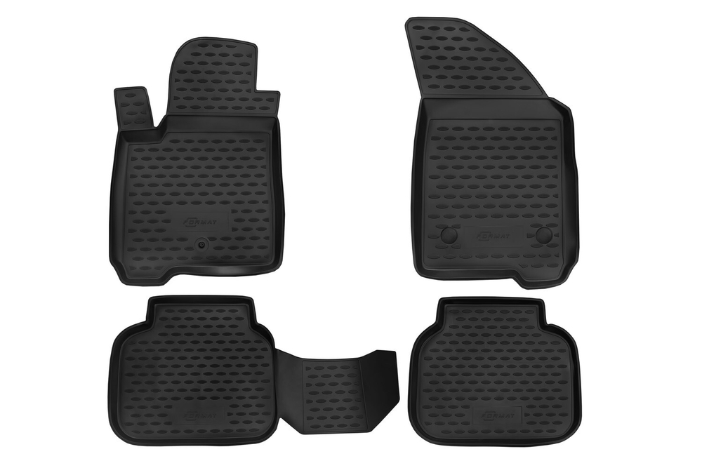 Коврики в салон для DODGE Journey (I, Ir), 2007-2020 4 шт. (Повышенная устойчивость, повышенная износостойкость) арт.FORMAT.13.04.210K