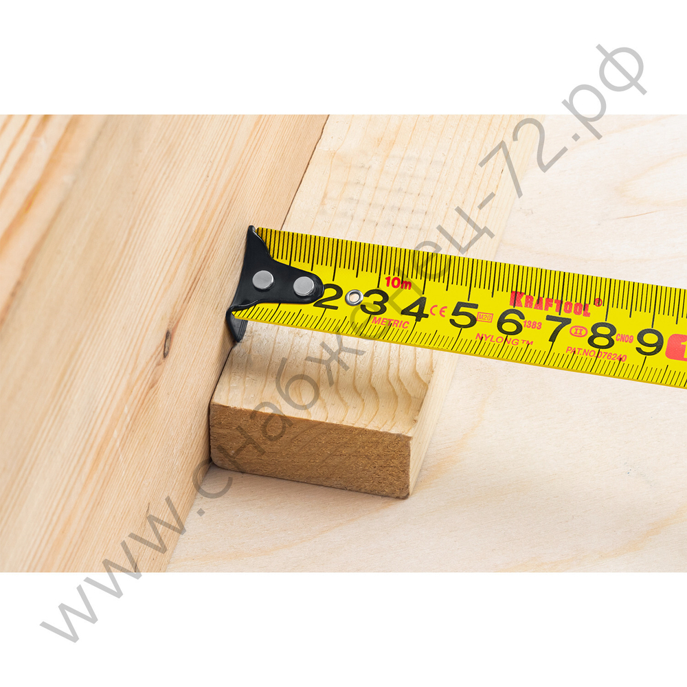 KRAFTOOL X-Drive, 10 м х 25 мм, рулетка (34122-10)