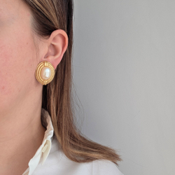 Клипсы Givenchy с жемчугом